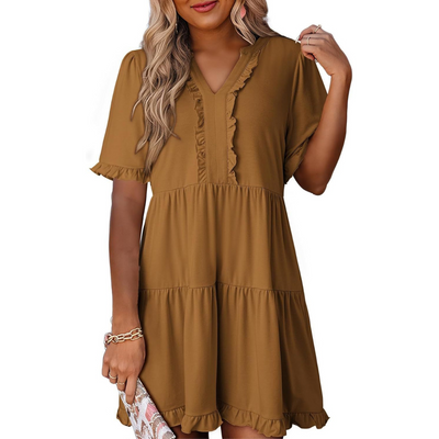 Shaila - Elegante Mini Casual Jurk