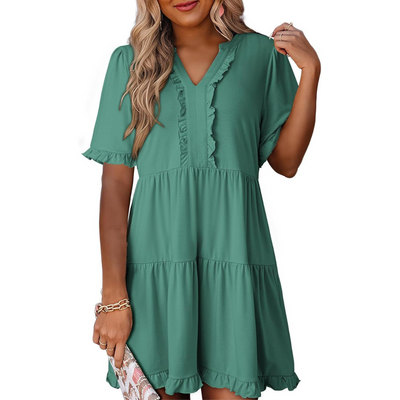 Shaila - Elegante Mini Casual Jurk