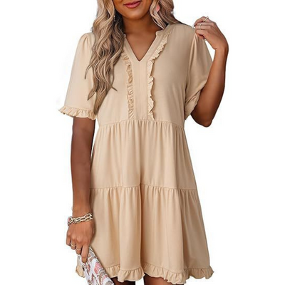 Shaila - Elegante Mini Casual Jurk