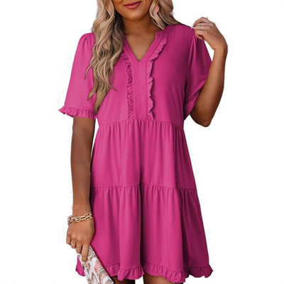 Shaila - Elegante Mini Casual Jurk