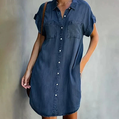 Aubree - Casual Denim Jurk