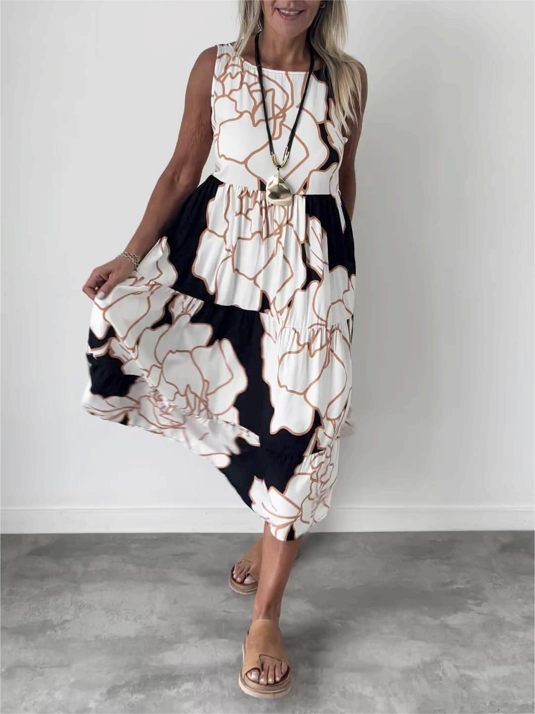 Camille - Elegante Mouwloze Jurk