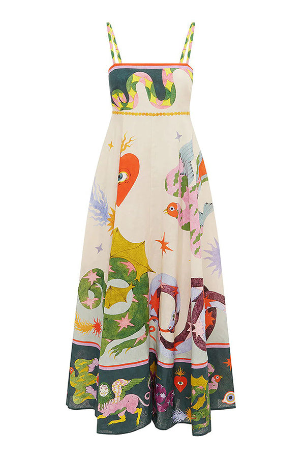 Angeline - Elegante Lange Jurk