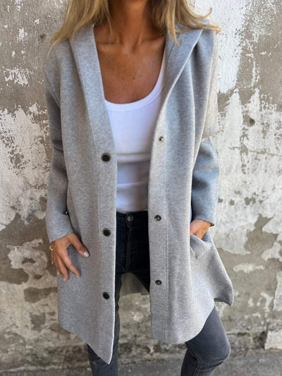 Appolinia - Casual Cardigan met Kap