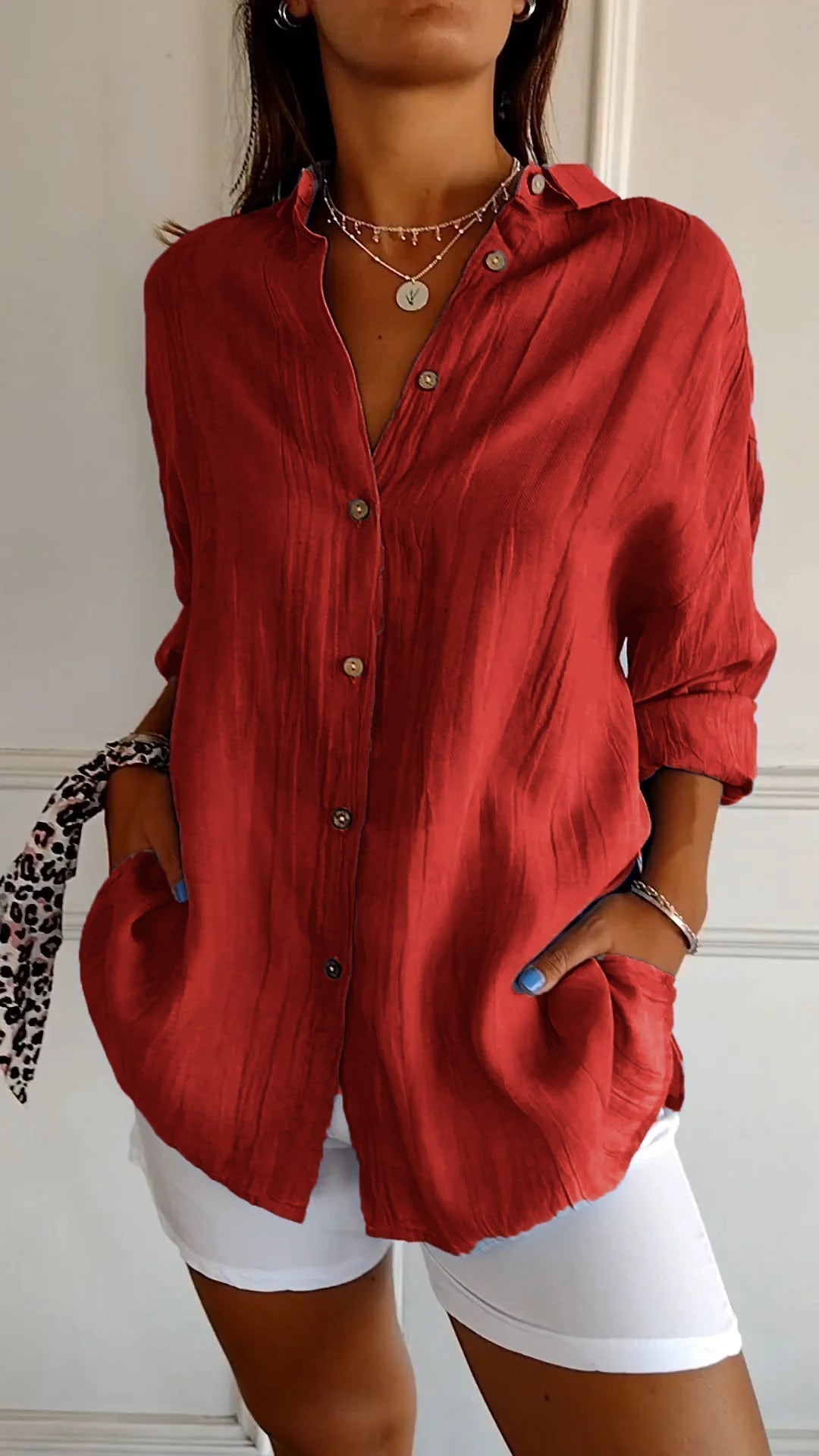 Krisha - Oversized Elegante Blouse