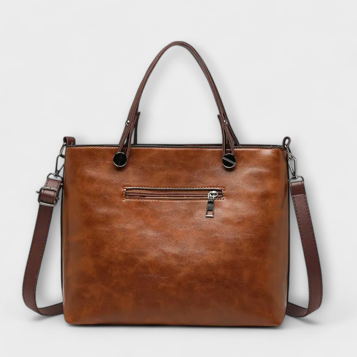 Serenya - Elegante en Ruime Leren Tas