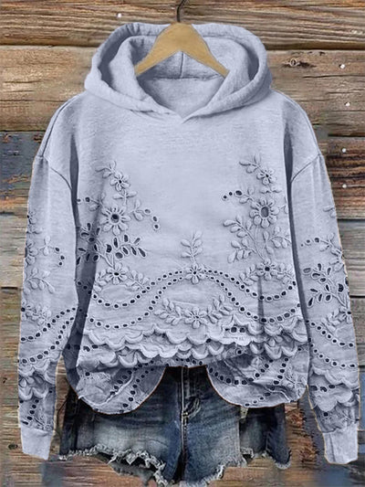 Maylora - Vintage Bloem Hoodie