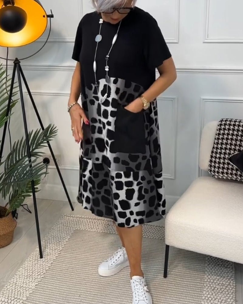 Cassandra - Moeiteloze Elegante Midi-jurk