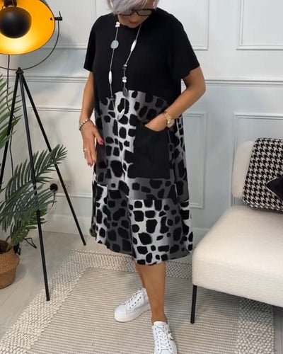 Cassandra - Moeiteloze Elegante Midi-jurk