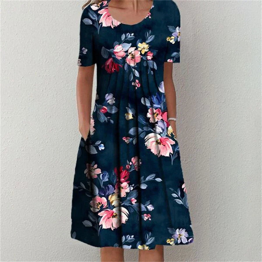 Mila - Elegante Zomer Midi jurk