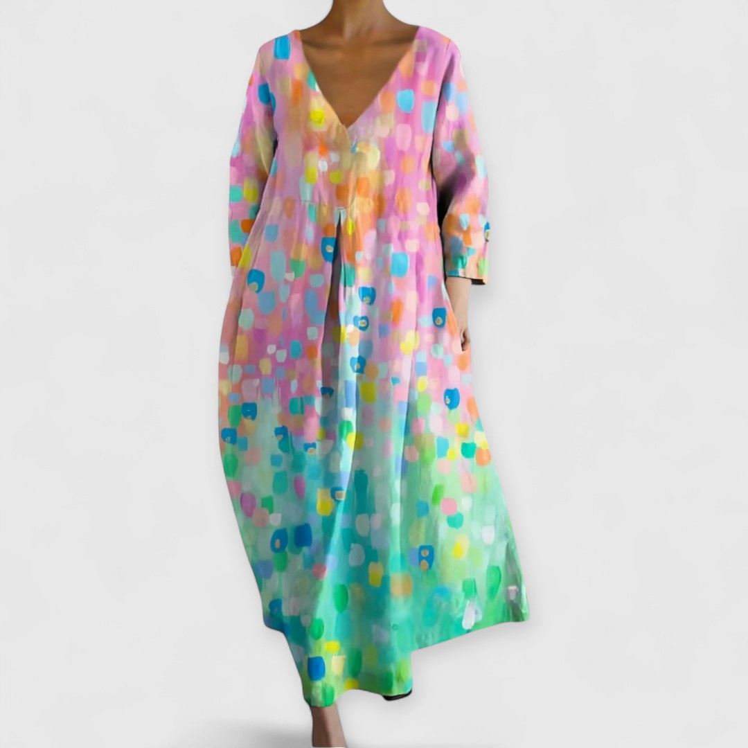 Melay - Elegante V-hals Jurk