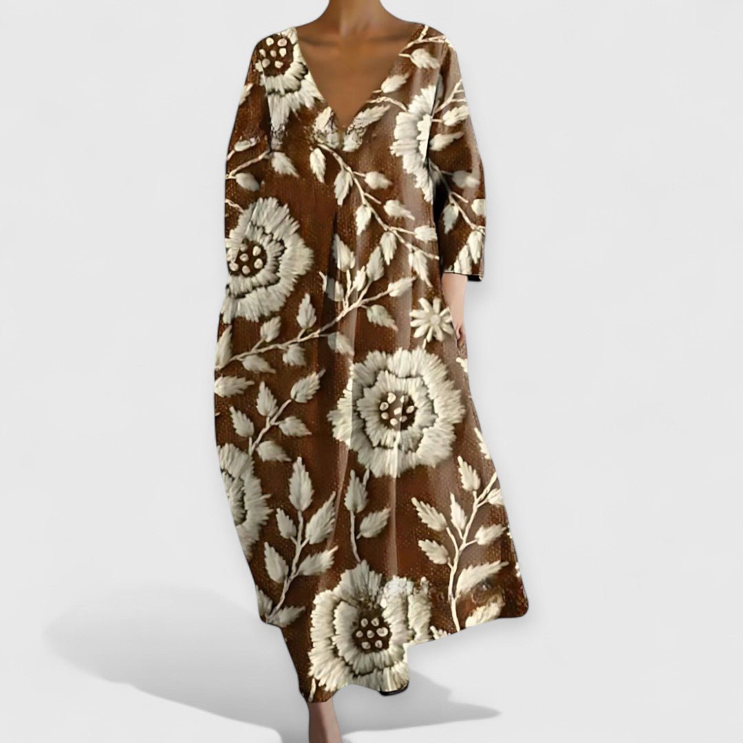 Blaite - Elegante V-Hals Jurk