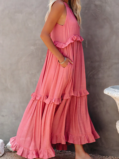 Mabel - Elegante en Lichte Maxi Jurk
