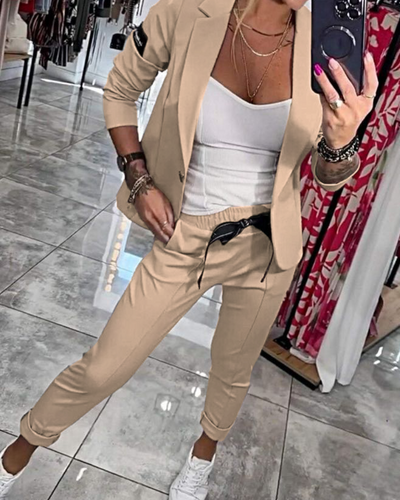 Malou - Set: Top, Jas en Broek