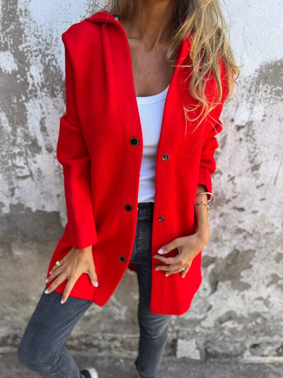 Appolinia - Casual Cardigan met Kap