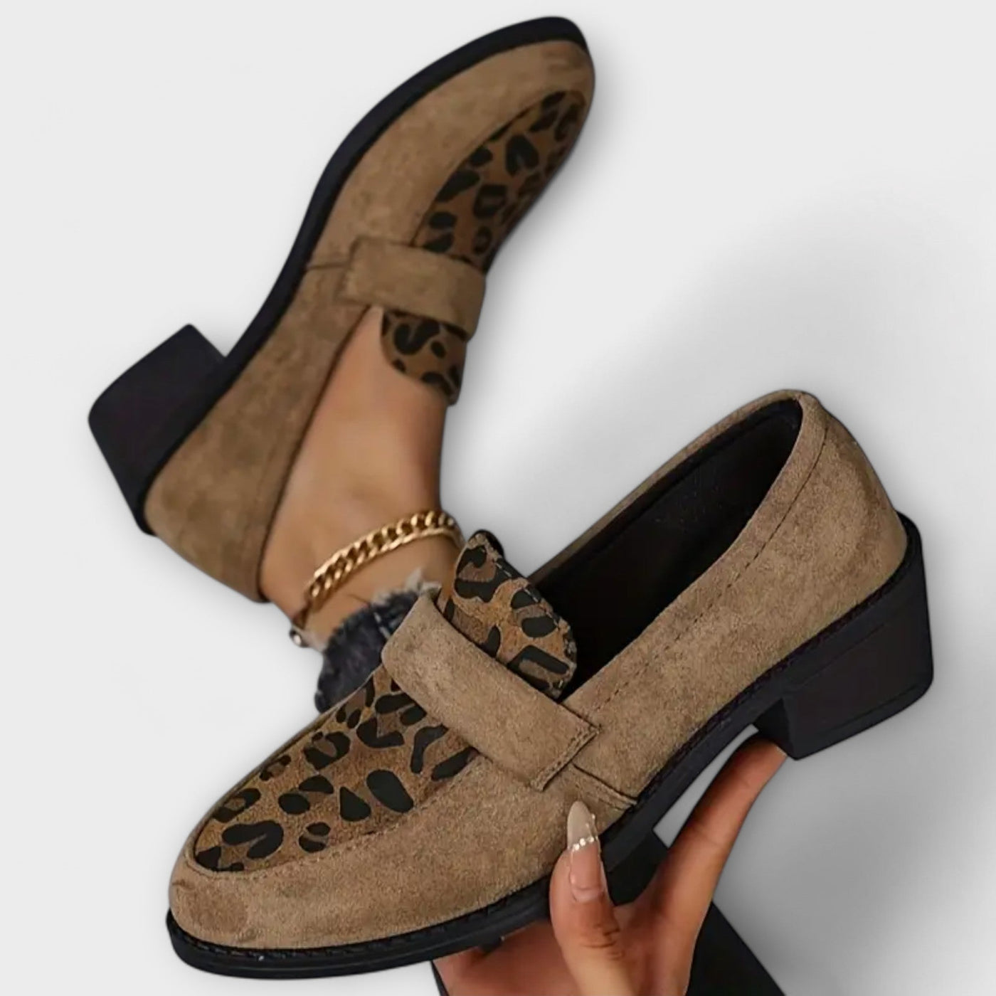 Karla - Elegante Luipaardprint Schoenen