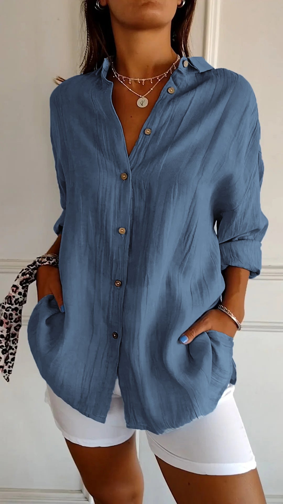 Krisha - Oversized Elegante Blouse