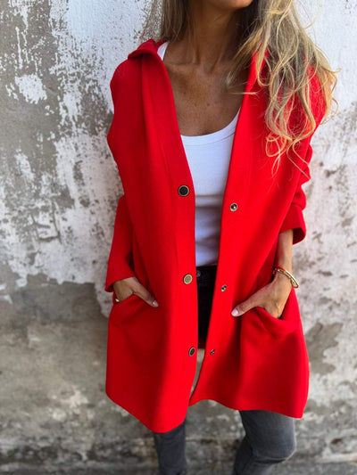 Appolinia - Casual Cardigan met Kap