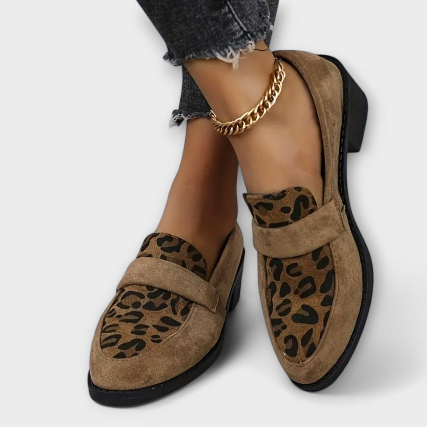 Karla - Elegante Luipaardprint Schoenen