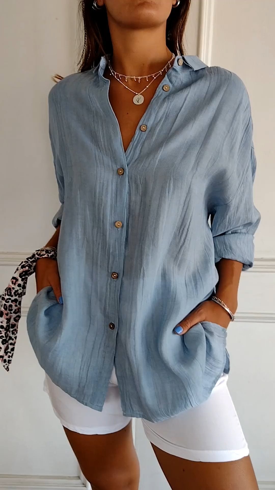 Krisha - Oversized Elegante Blouse