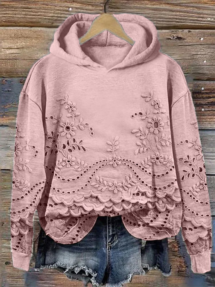 Maylora - Vintage Bloem Hoodie