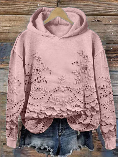 Maylora - Vintage Bloem Hoodie