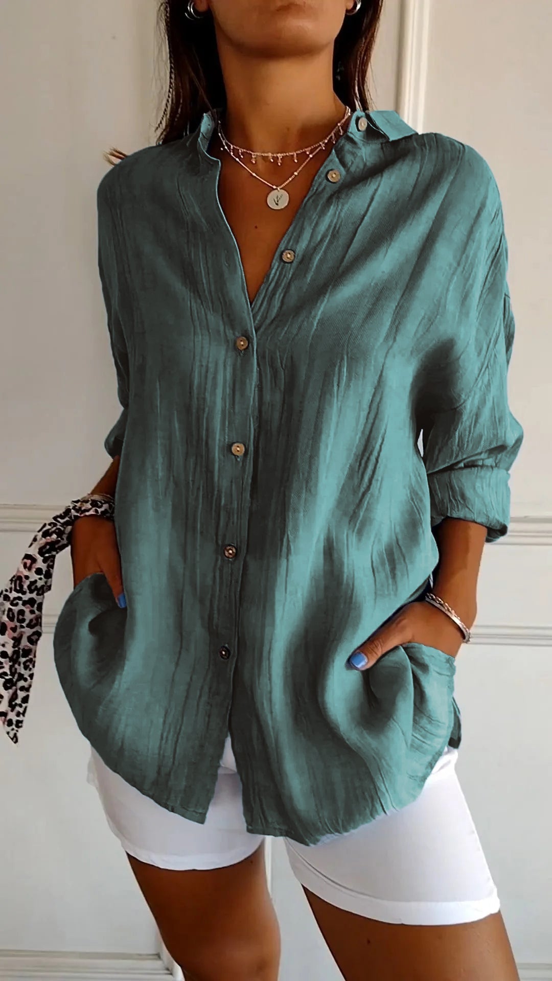 Krisha - Oversized Elegante Blouse