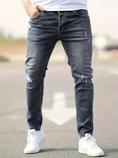 Alex - Trendy Versleten Jeans