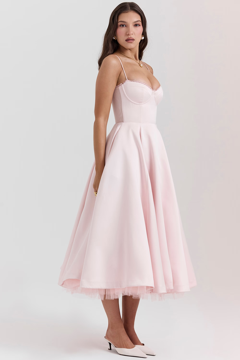 Louane - Elegante Midi Jurk