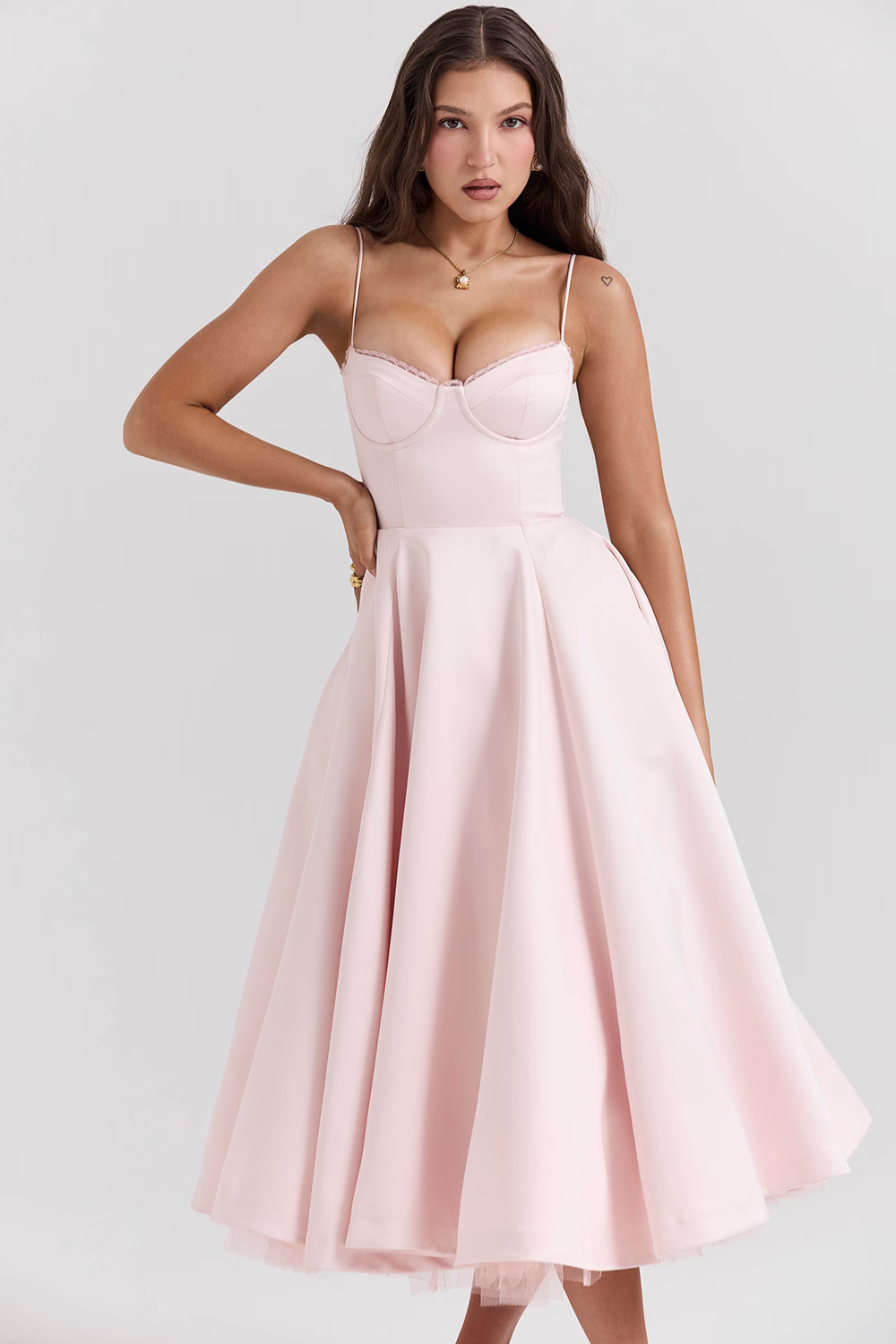 Louane - Elegante Midi Jurk