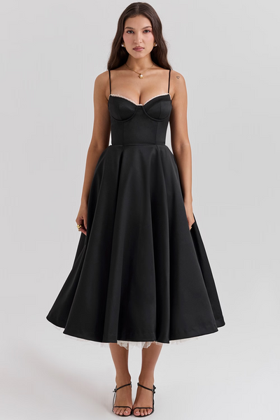 Louane - Elegante Midi Jurk