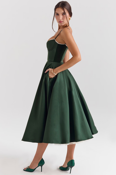 Louane - Elegante Midi Jurk