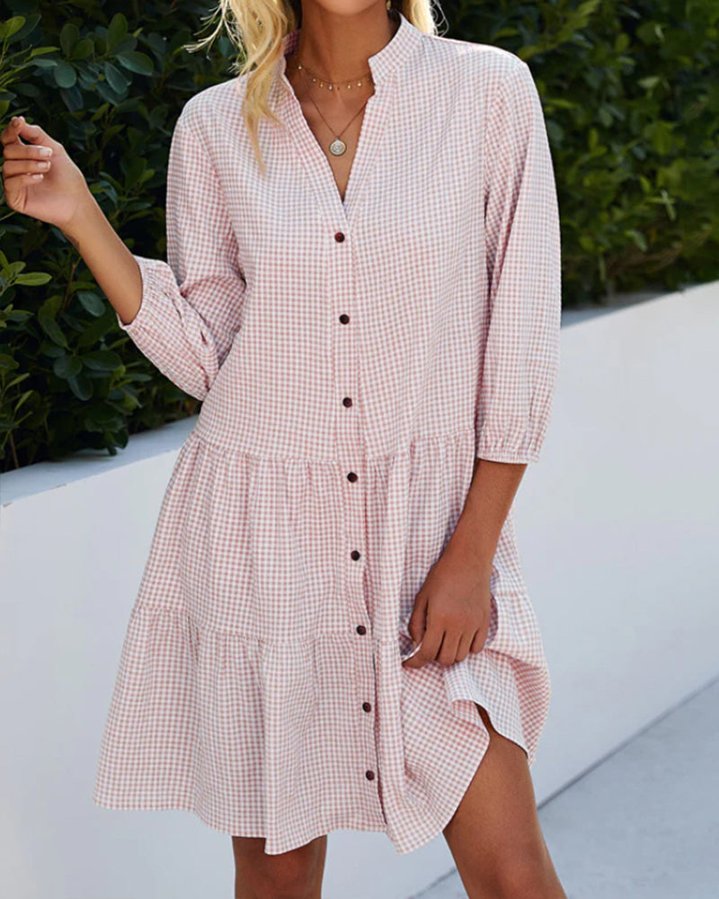Emilia - Luxe Lente Midi Jurk