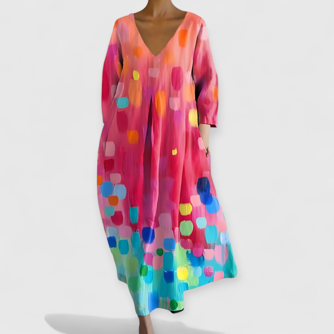 Lacy - Elegante V-Hals Jurk