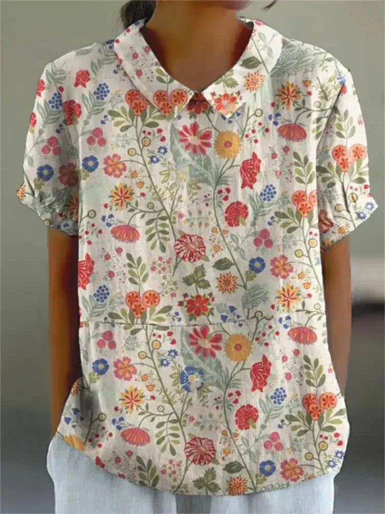 Sofia - Elegante Bloemenblouse