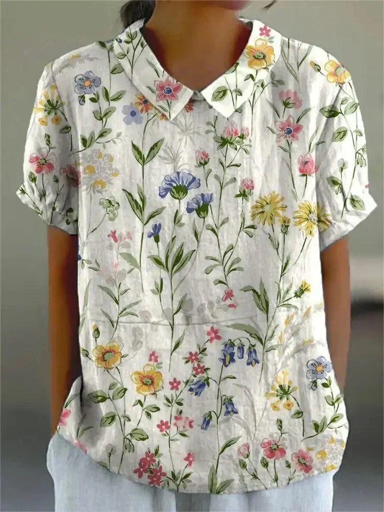 Sofia - Elegante Bloemenblouse