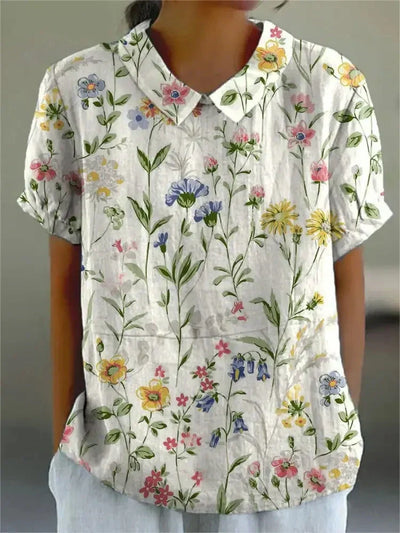 Sofia - Elegante Bloemenblouse