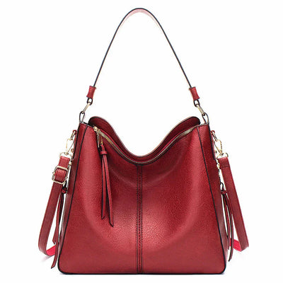 Zayla - Tijdloze Leren Hobo Tas