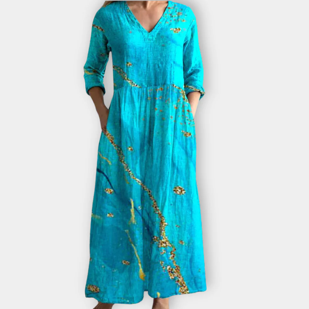 Berley - Elegante Lichte Boho Jurk
