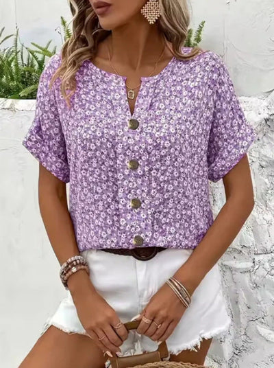 Jelena - Elegante Bloemen Top voor de Lente en Zomer