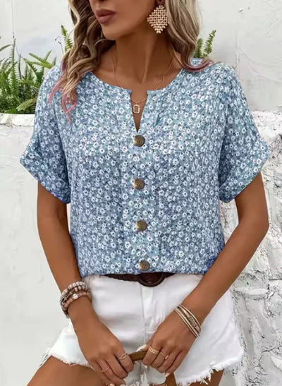 Jelena - Elegante Bloemen Top voor de Lente en Zomer