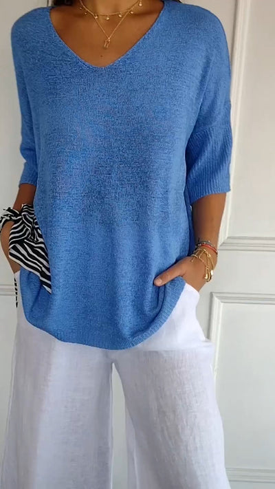 Anna - Chic Top in Breiwerk