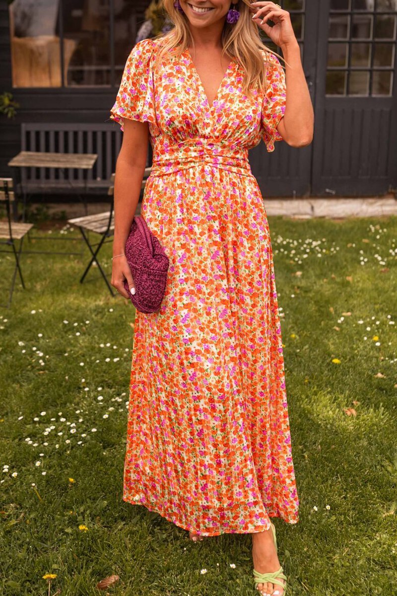 Pauline - Romantische Bloemenjurk