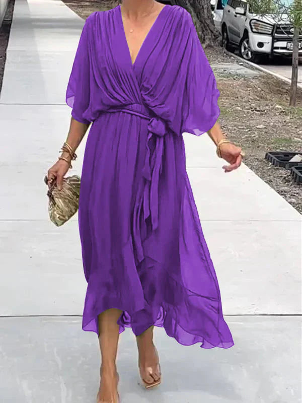 Monica - Elegante Vloeiende Jurk