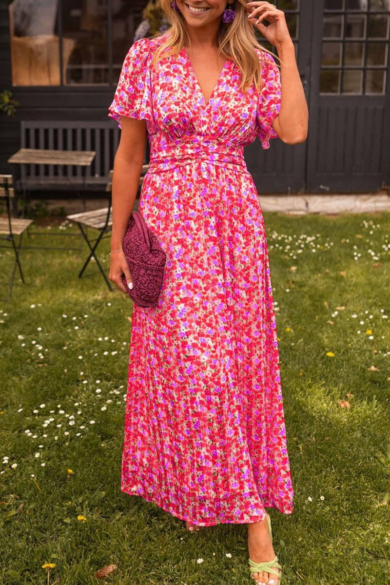 Pauline - Romantische Bloemenjurk