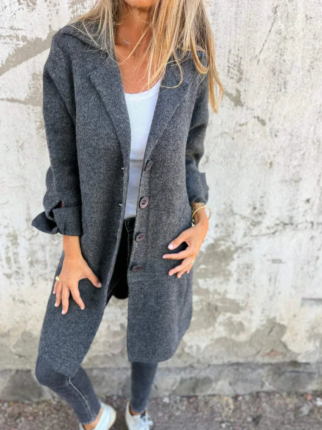 Audrey - Chique Minimalistische Jas