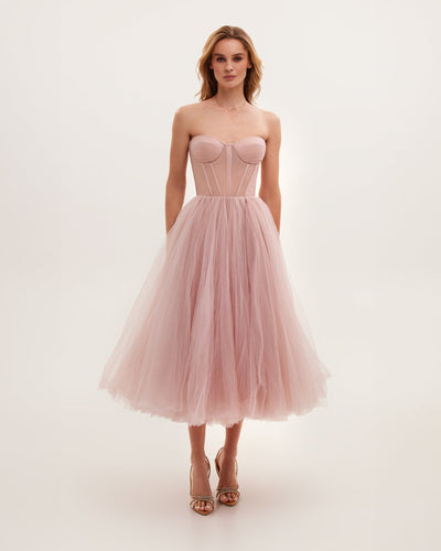 Judith - Elegante Strapless Jurk