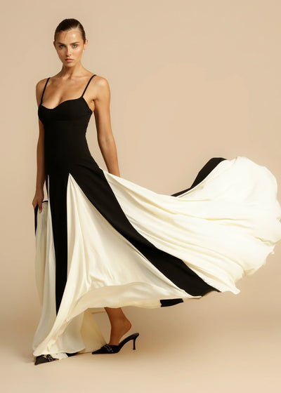 Sandra - Elegante Lange Jurk