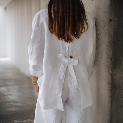 Linda - Elegante Linnen Blouse
