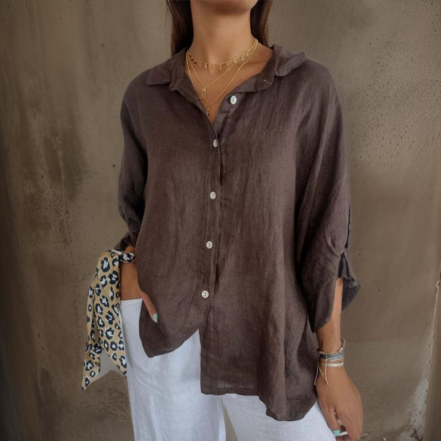 Linda - Elegante Linnen Blouse